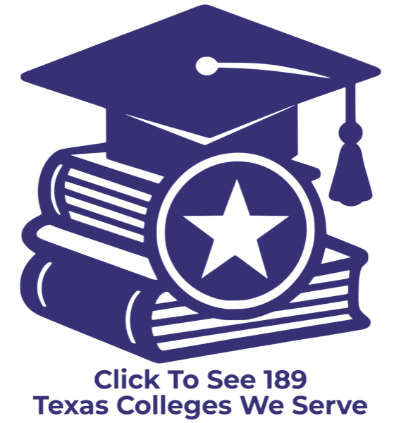 Click Here To See The 189 Texas Colleges We Serve