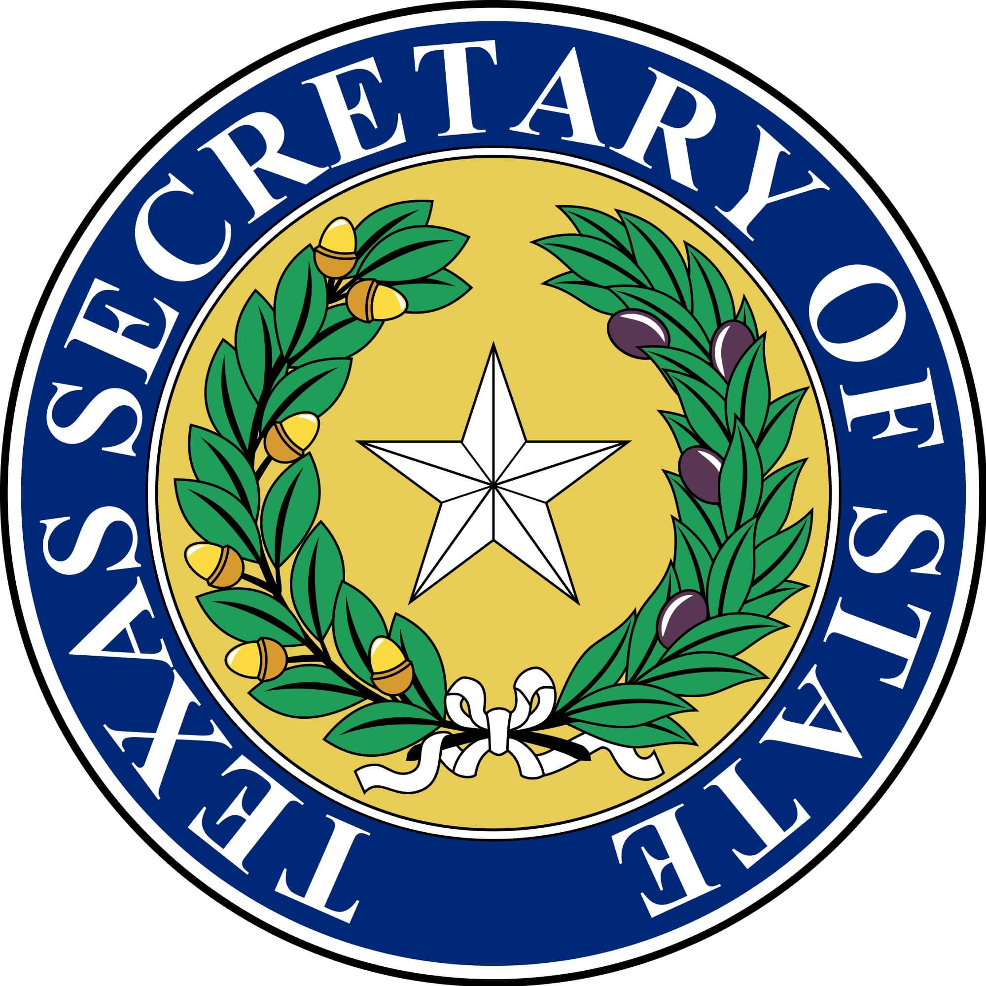 Texas Secretary of State Seal