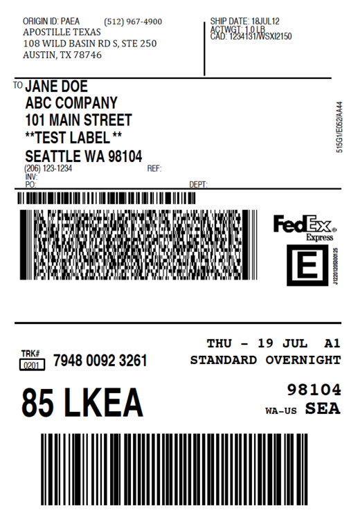 FedEx Shipping Label M&H Uniforms | lupon.gov.ph