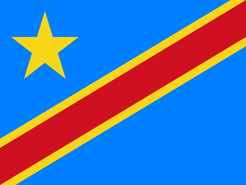 Congo Democratic Republic Flag