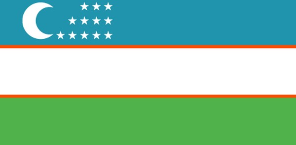 Uzbekistan Flag